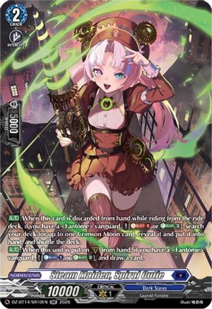 Steam Maiden, Spiral Cutie (SR) DZ-BT14/SR10EN, DZ-BT14: Envoys of the Crimson Moon