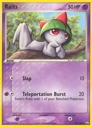 Ralts 59/108, EX Power Keepers