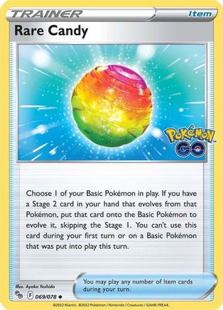 Rare Candy 069/078, Pokemon GO