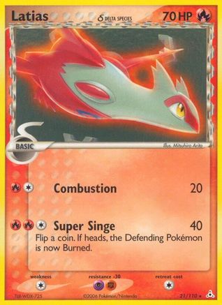 Latias - 21/110, Deck Exclusives