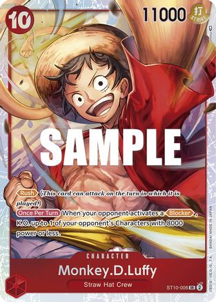 Monkey.D.Luffy (006) ST10-006, Ultra Deck: The Three Captains