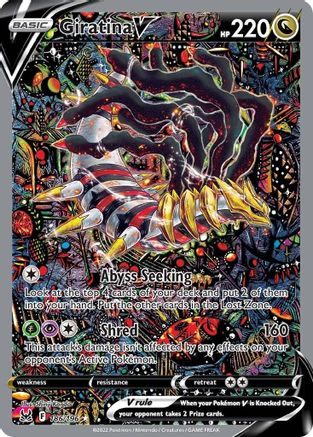Giratina V (Alternate Full Art), SWSH11: Lost Origin