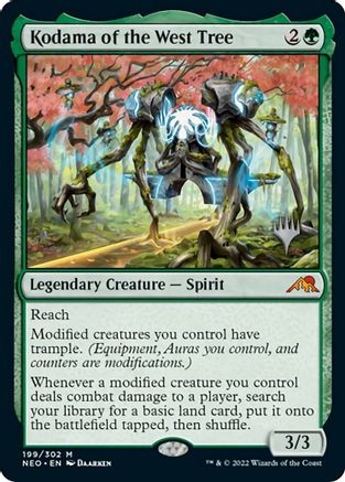 Kodama of the West Tree 199, Promo Pack: Kamigawa: Neon Dynasty