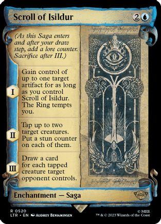 Scroll of Isildur (Showcase Scrolls) 520, Universes Beyond: The Lord of the Rings: Tales of Middle-earth