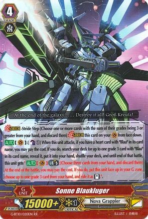 Sonne Blaukluger G-BT10/020EN, G-BT10: Raging Clash of the Blade Fangs