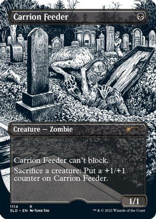 Carrion Feeder (Borderless) 1114, Secret Lair Drop Series