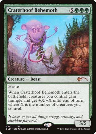 Craterhoof Behemoth (375) 375, Secret Lair Drop Series