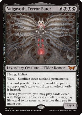 Valgavoth, Terror Eater 120, Promo Pack: Duskmourn: House of Horror