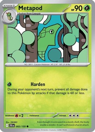 Metapod 002/159, SV09: Journey Together