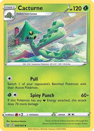 Cacturne 005/163, SWSH05: Battle Styles
