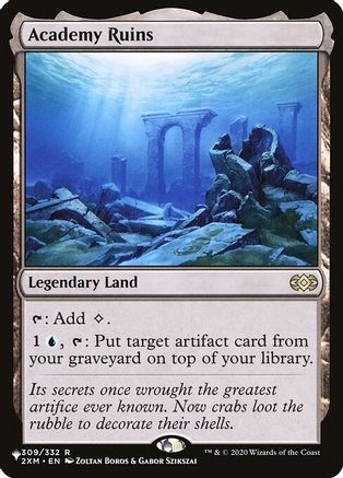 Academy Ruins 309, The List Reprints