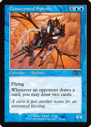 Consecrated Sphinx (Retro Frame) 1, MagicFest Cards