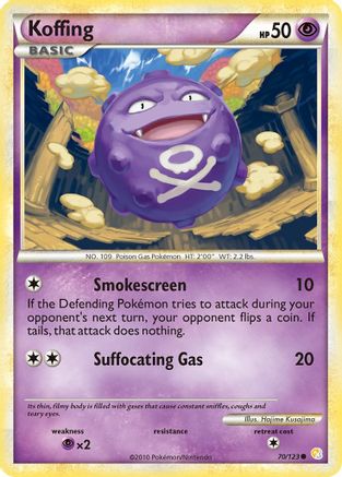 Koffing 70/123, HeartGold SoulSilver
