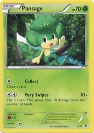 Pansage 2/39, Kalos Starter Set