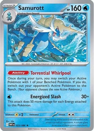 Samurott 023/086, SV: White Flare