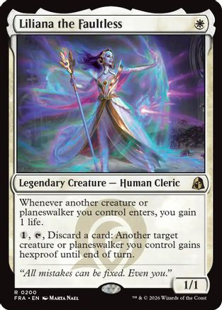 Liliana the Faultless 200, Reality Fracture