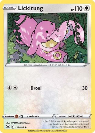 Lickitung 138/196, SWSH11: Lost Origin