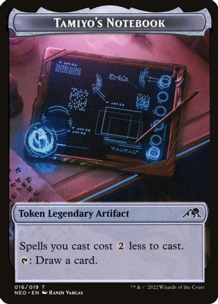 Tamiyo's Notebook Token 16, Kamigawa: Neon Dynasty