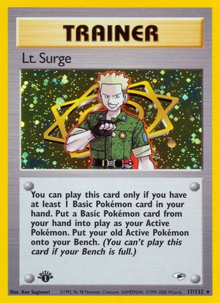 Lt. Surge (17) 017/132, Gym Heroes