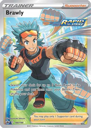 Brawly (Full Art) 188/198, SWSH06: Chilling Reign