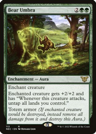 Bear Umbra 113, Commander: Kamigawa: Neon Dynasty