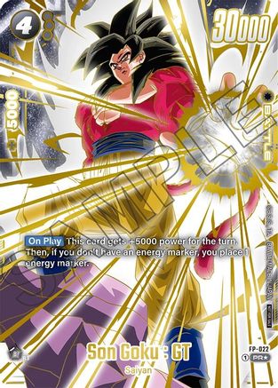 Son Goku : GT - FP-022 (Selection Pack 01 Finalist) FP-022, Tournament and Championship Promos