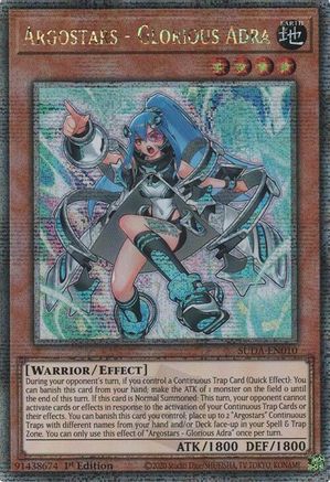 Argostars - Glorious Adra (Quarter Century Secret Rare) SUDA-EN010, Supreme Darkness