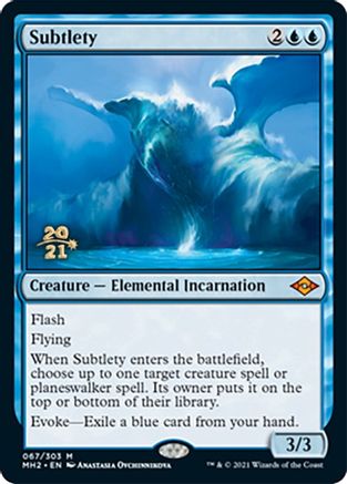 Subtlety 67, Prerelease Cards