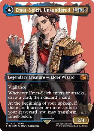 Emet-Selch, Unsundered (Borderless) (Surge Foil) 539, FINAL FANTASY