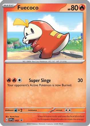 Fuecoco 002, SV: Scarlet & Violet Promo Cards