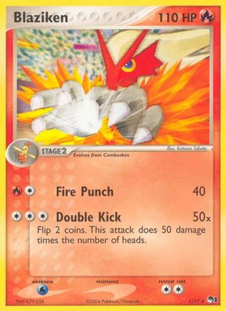 Blaziken 001/017, POP Series 1
