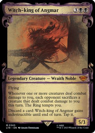 Witch-king of Angmar (Showcase Scrolls) 565, Universes Beyond: The Lord of the Rings: Tales of Middle-earth