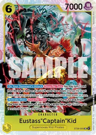 Eustass"Captain"Kid (ST36-005) ST36-005, Starter Deck 36: YELLOW Eustass"Captain"Kid