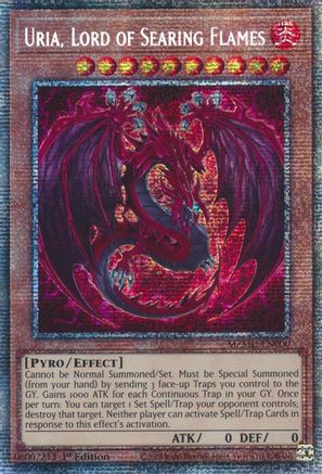 Uria, Lord of Searing Flames (Starlight Rare) MZMU-EN000, Maze of Muertos