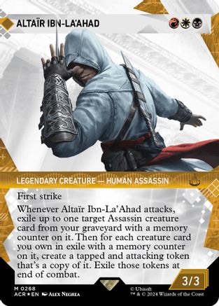 Altair Ibn-La'Ahad (Showcase) (Textured Foil) 268, Universes Beyond: Assassin's Creed