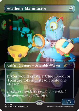 Academy Manufactor (2195) (Rainbow Foil) 2195, Secret Lair Drop Series