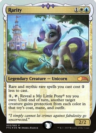 Rarity 3, Ponies: The Galloping