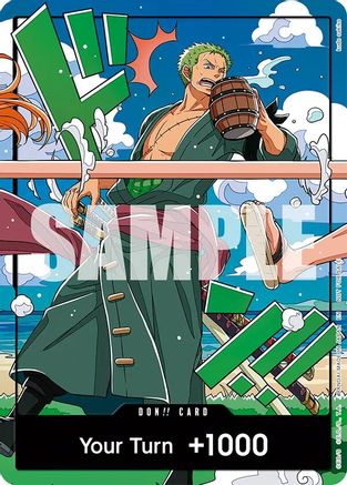DON!! Card (World United) (Zoro), One Piece Promotion Cards