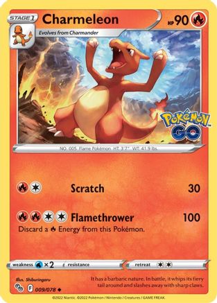 Charmeleon 009/078, Pokemon GO