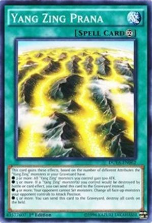 Yang Zing Prana DUEA-EN062, Duelist Alliance