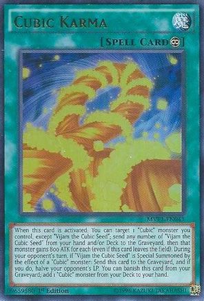 Cubic Karma MVP1-EN041, The Dark Side of Dimensions Movie Pack