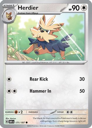 Herdier 171/197, SV03: Obsidian Flames