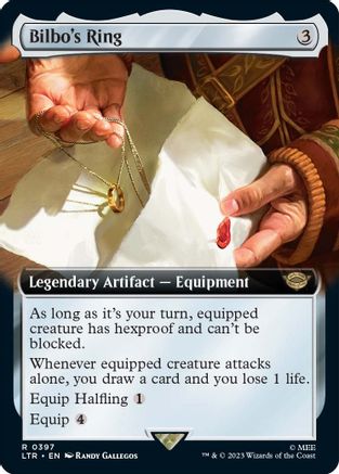 Bilbo's Ring (Extended Art) 397, Universes Beyond: The Lord of the Rings: Tales of Middle-earth