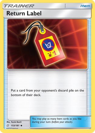 Return Label 153/181, SM - Team Up