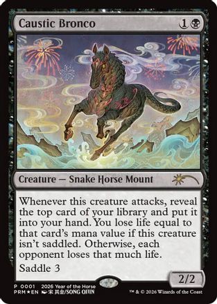 Caustic Bronco (Year of the Horse 2026) 1, Standard Showdown Promos