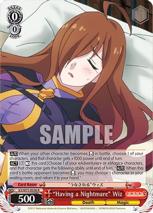 "Having a Nightmare" Wiz KS/W75-E036, KONOSUBA -God’s blessing on this wonderful world! Re:Edit