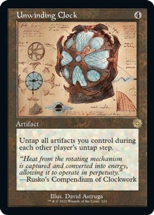 Unwinding Clock (Schematic) 124, The Brothers' War: Retro Frame Artifacts
