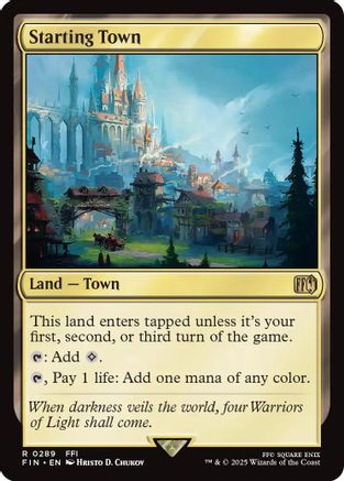 Starting Town 289, FINAL FANTASY