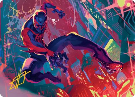 Spider-Man 2099 Art Card (Gold-Stamped Signature) 30, Art Series: Marvel's Spider-Man