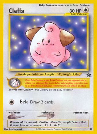 Cleffa 31/53, WoTC Promo